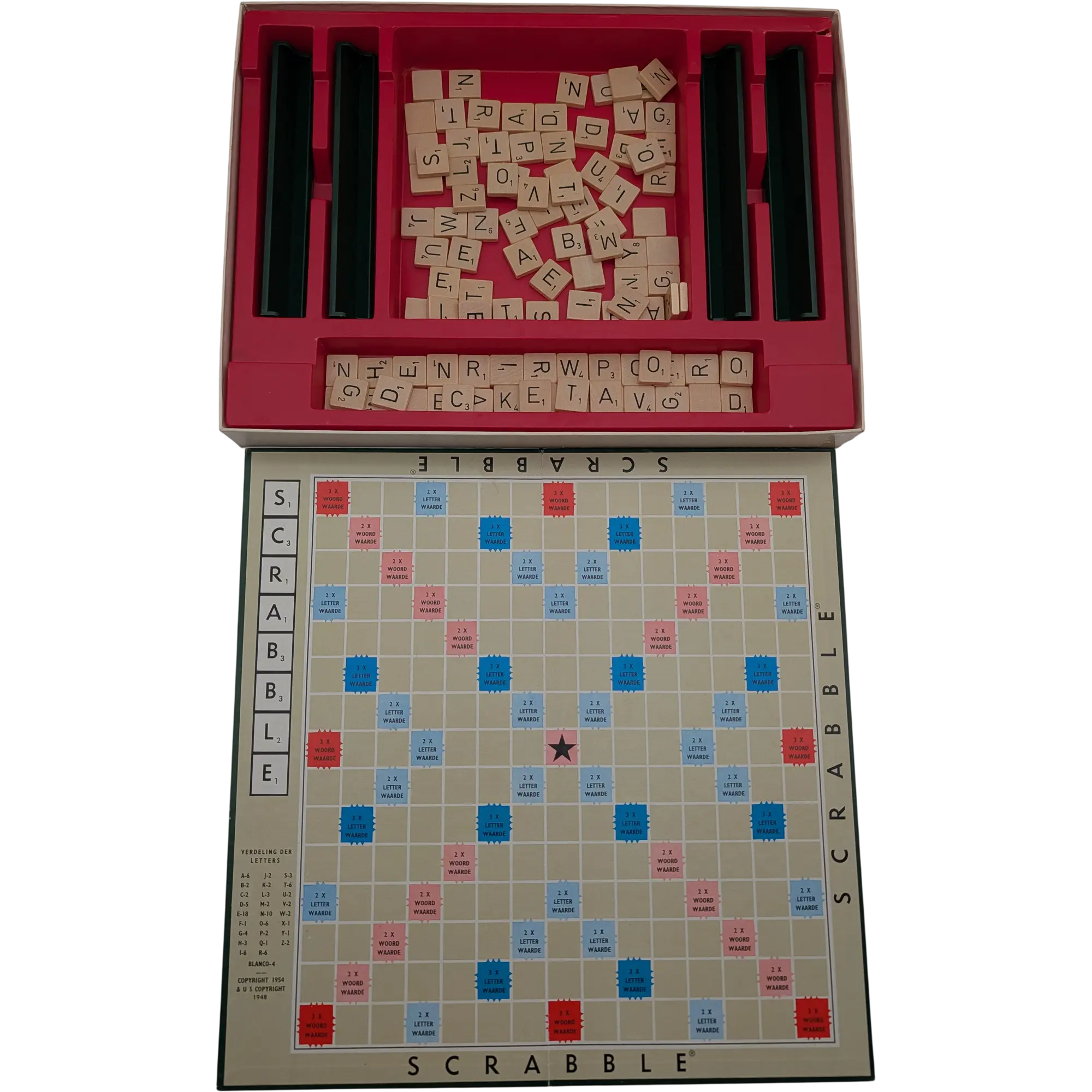 Sio Scrabble Original Niederländische Version Holzsteine