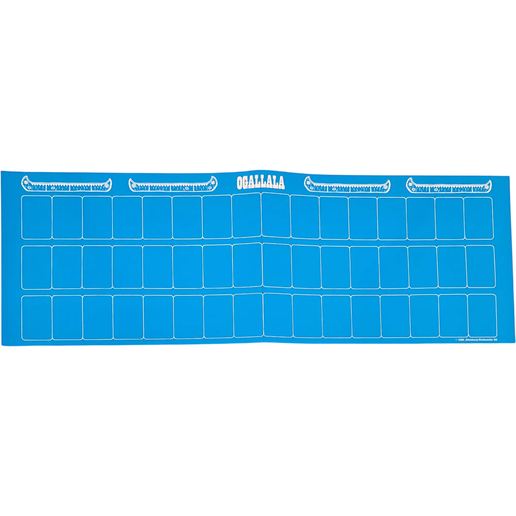 Spielplan Spielbrett ASS Legetafel Blau