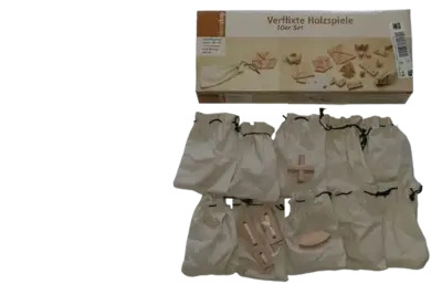 Ideenshop Verflixte Holzspiele 10er Set
