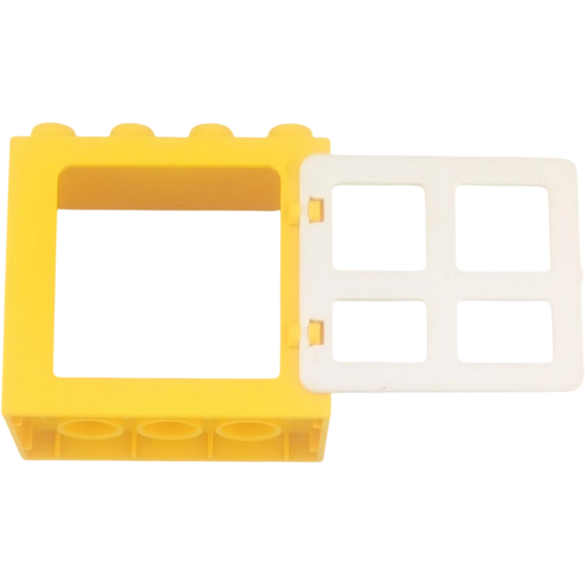 Lego Duplo 2332 Fenster 2x4 Gelb Weiß