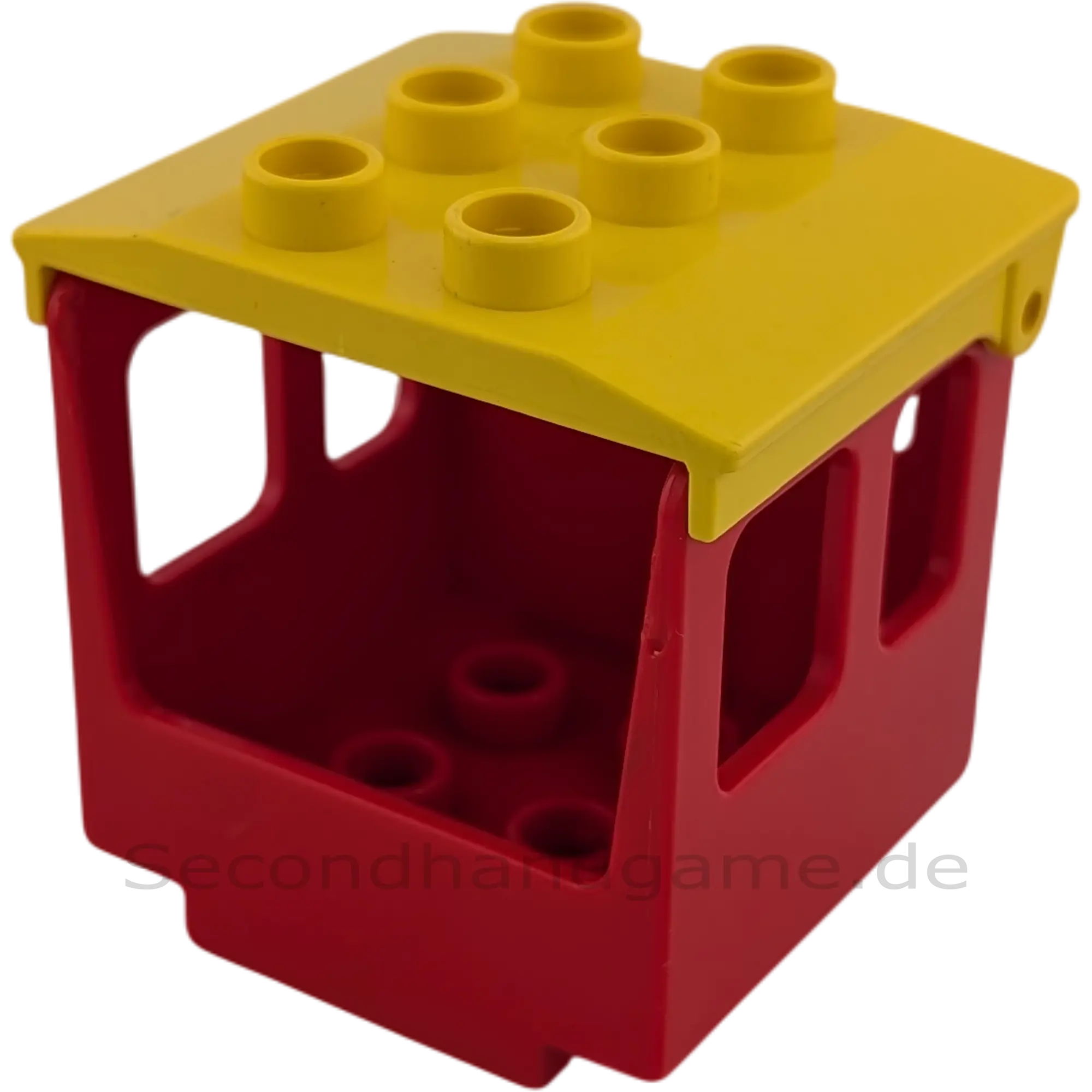 Lego Duplo 4544 Aufsatz Rot mit Klappdach Gelb Kabine Führerhaus