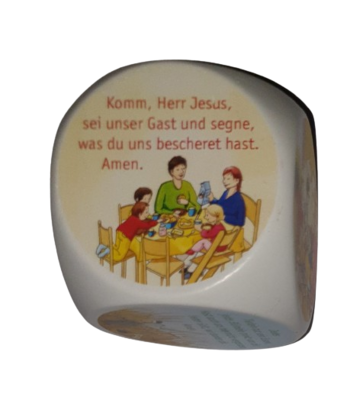 Gebetswürfel Holz Tischgebet Gebetswürfel Holz Tischgebet