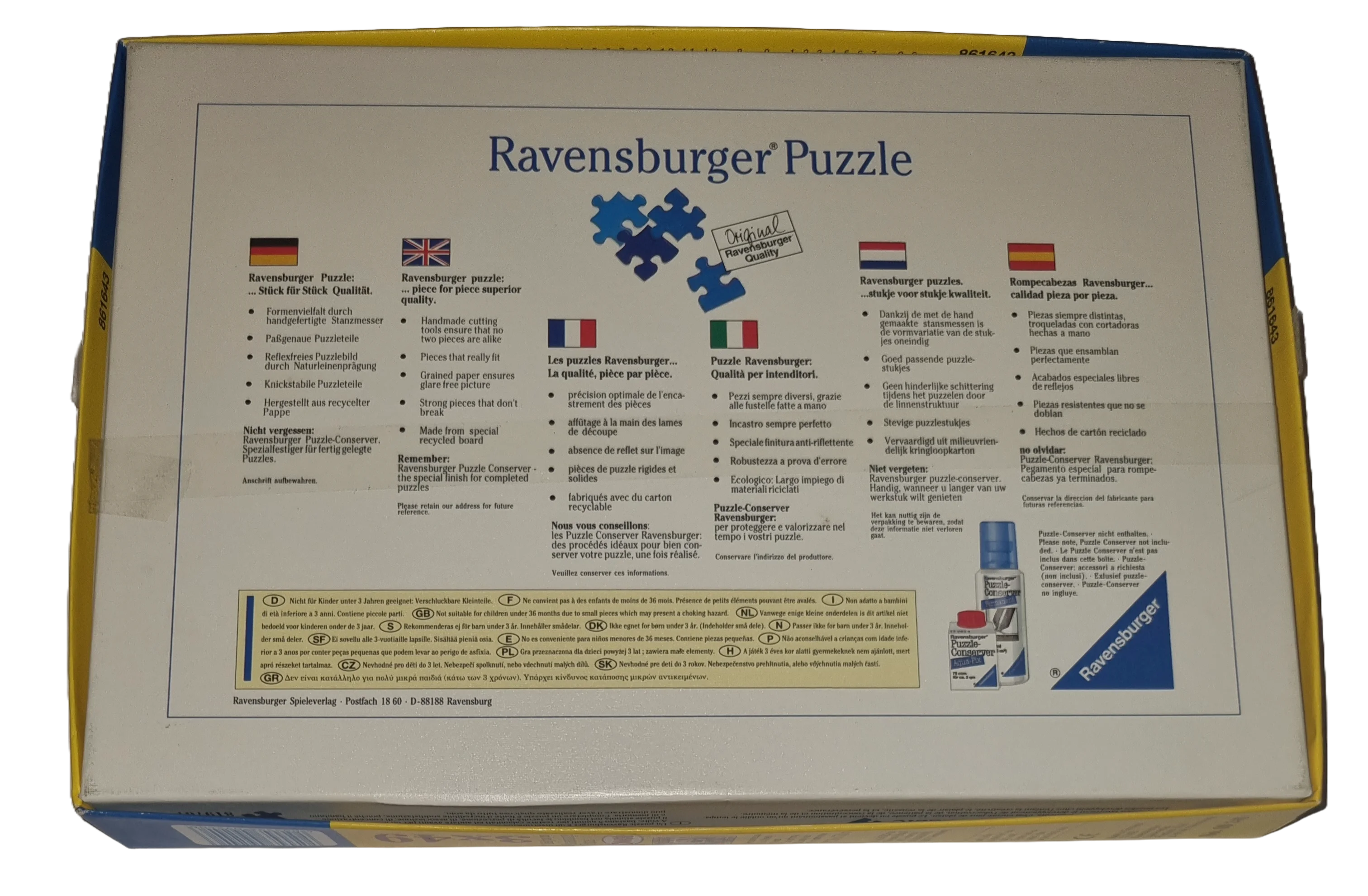 Ravensburger 3 x 49 Teile Janosch Ich mach dich gesund Puzzle 092406
