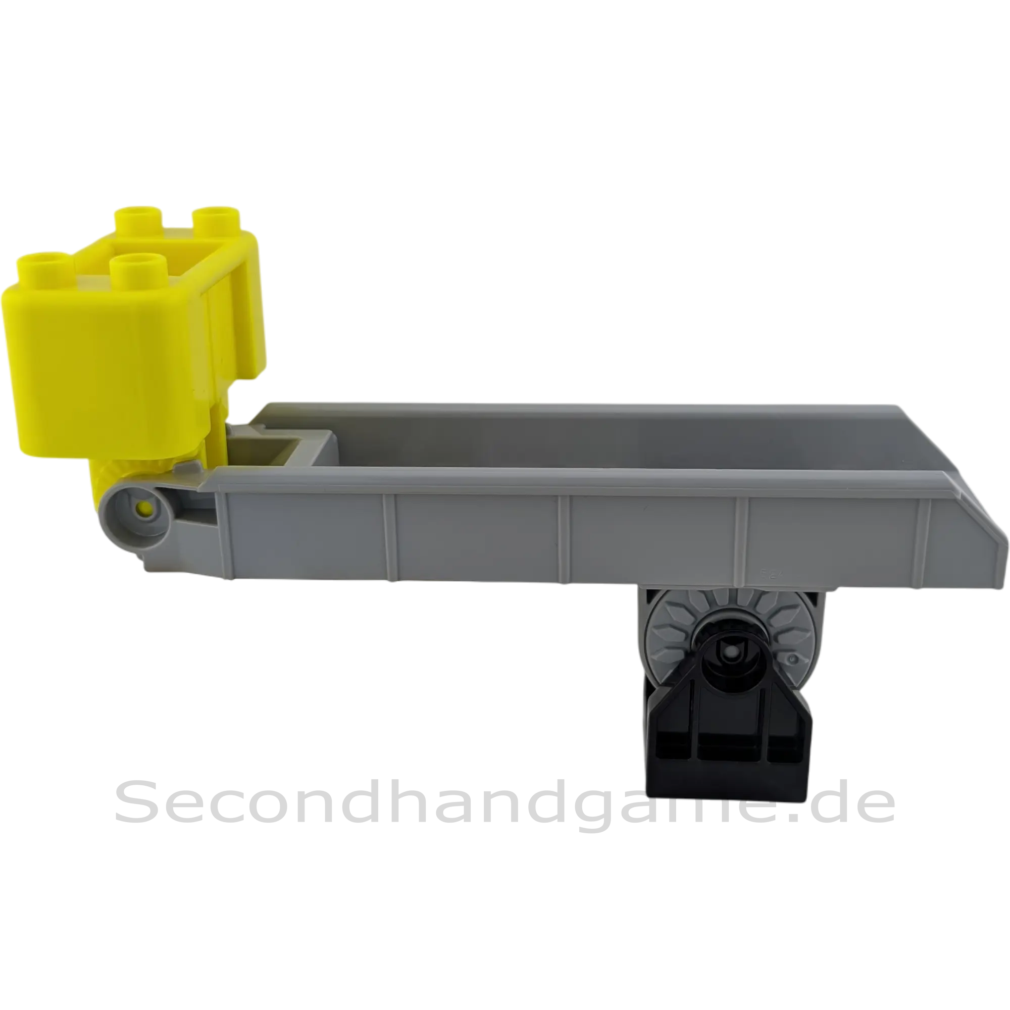 Lego Duplo Drehleiter Feuerwehr Schwarz Grau Neongelb