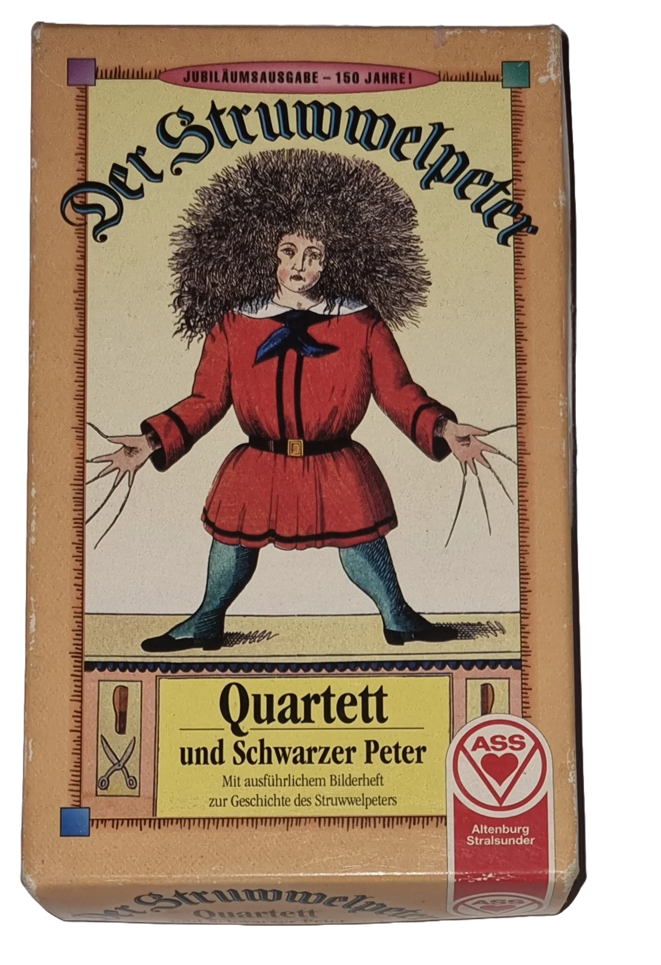 ASS Jubiläumsausgabe 150 Jahre Der Struwwelpeter Quartett und Schwarzer Peter
