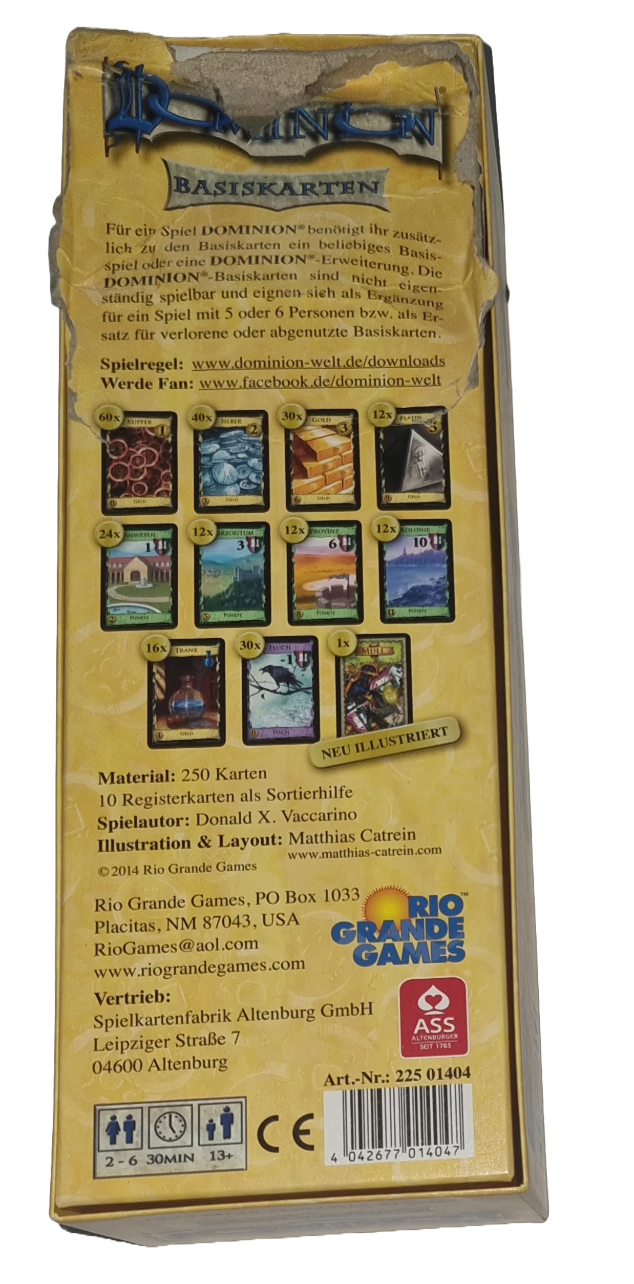 Rio Grande Games Dominion Basiskarten