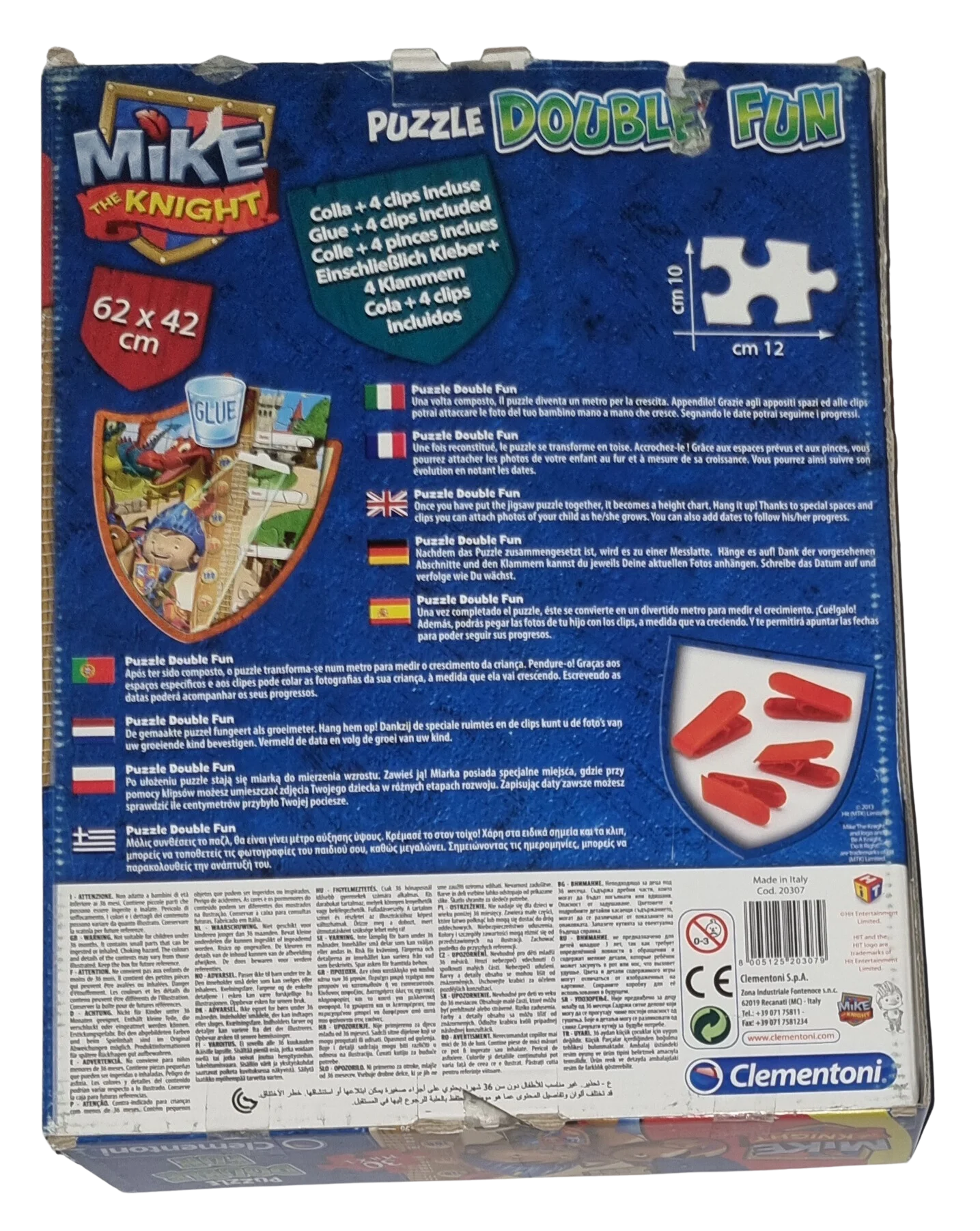 Clementoni Maxi Puzzle Mike the knight 30 Teile 20307