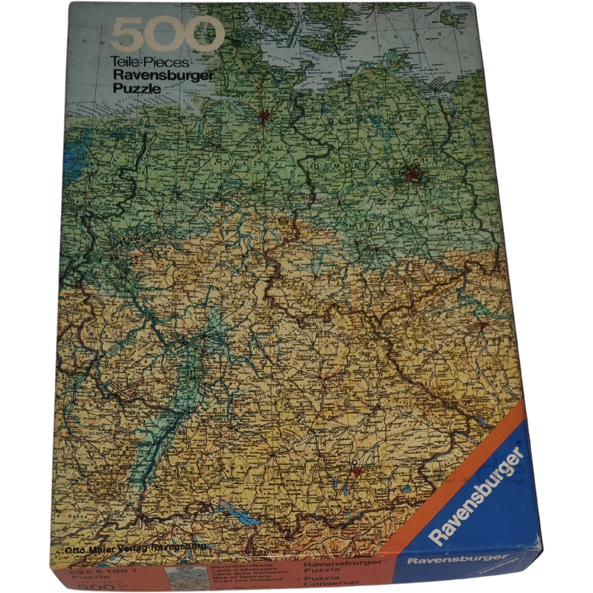 Ravensburger Puzzle Deutschlandkarte 500 Teile 62551887