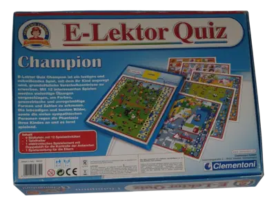 Clementoni E-Lektor Quiz Champion Kleiner Pfiffikus