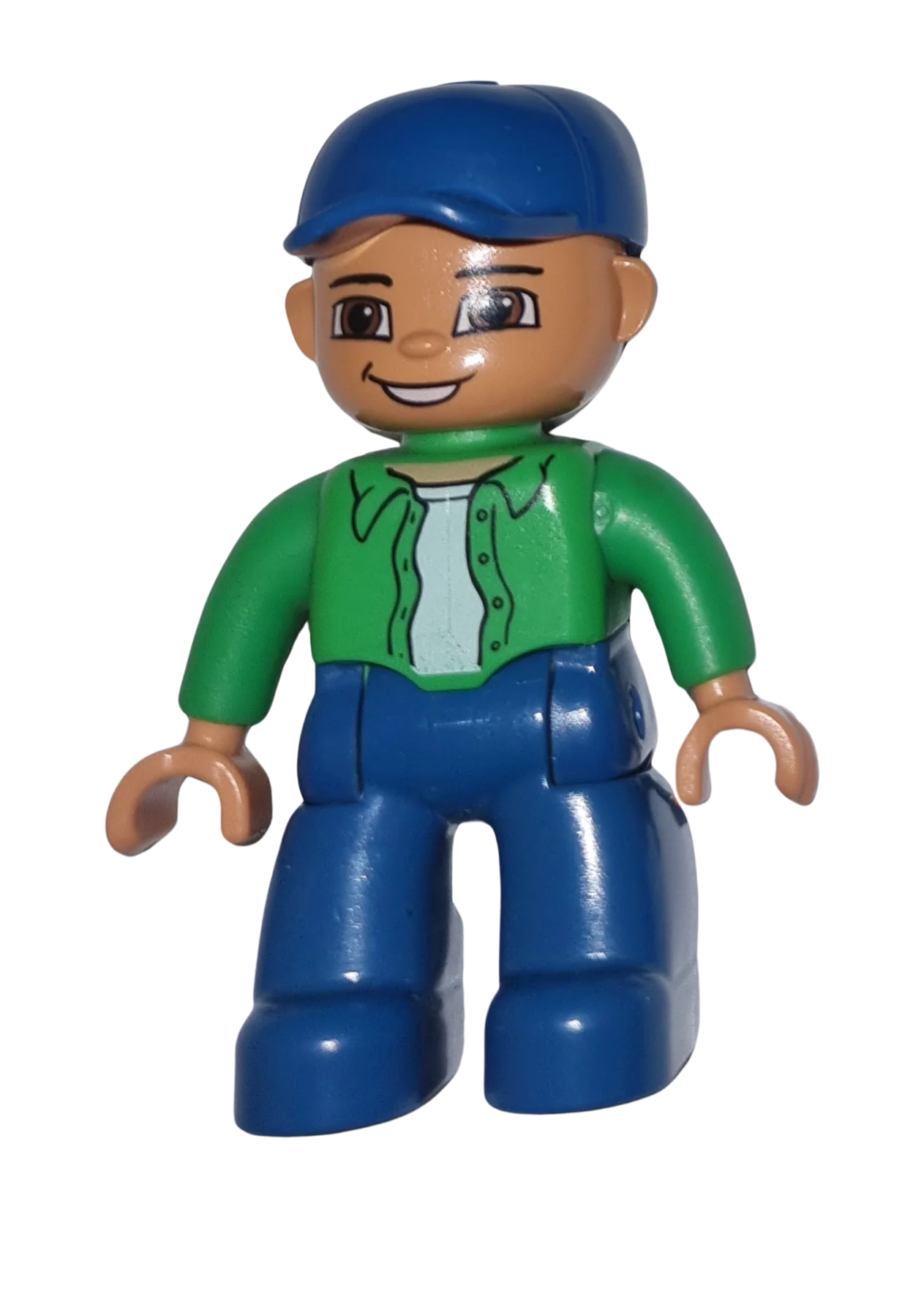 Lego Duplo Figur Mann 47394 Teenager mit grünem Hemd, dunkelblauer Hose