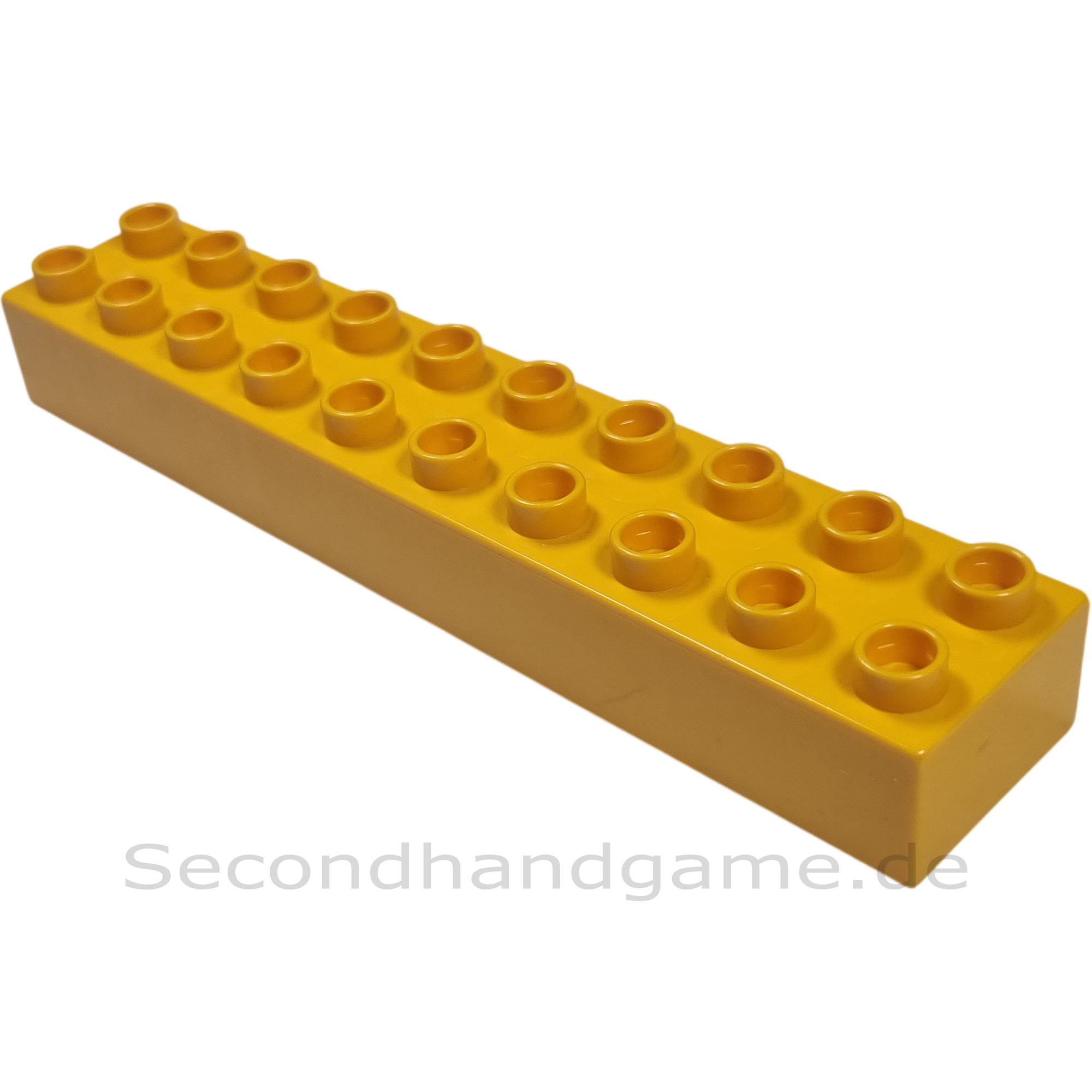 Lego Duplo 2x10 Stein 2291 Gelborange