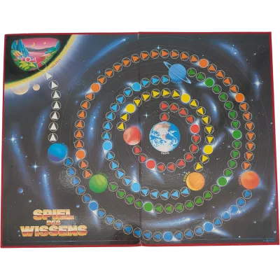 MB Spielplan Spielbrett Spiel des Wissens großer Spielplan