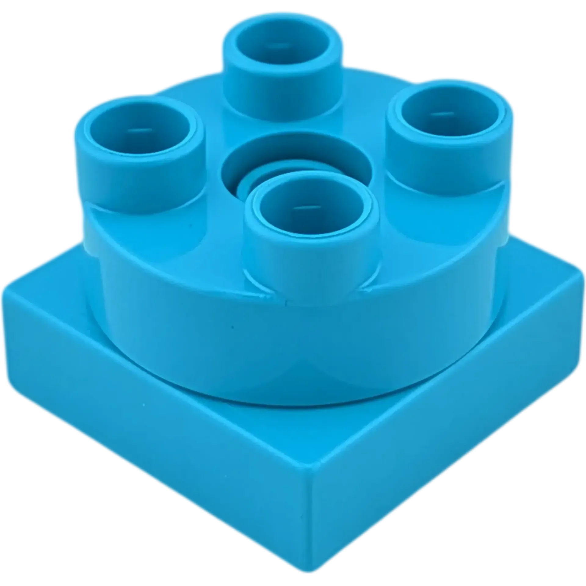 Lego Duplo Drehplatte / Drehteller 2x2 – Azur/Hellblau (Teile-Nr. 10564c01)