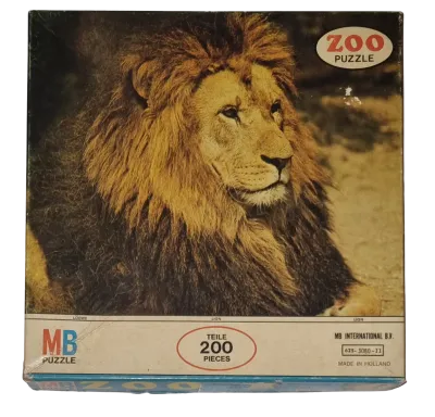 MB Zoo Puzzle 200 Teile 625308011 Löwe Lion