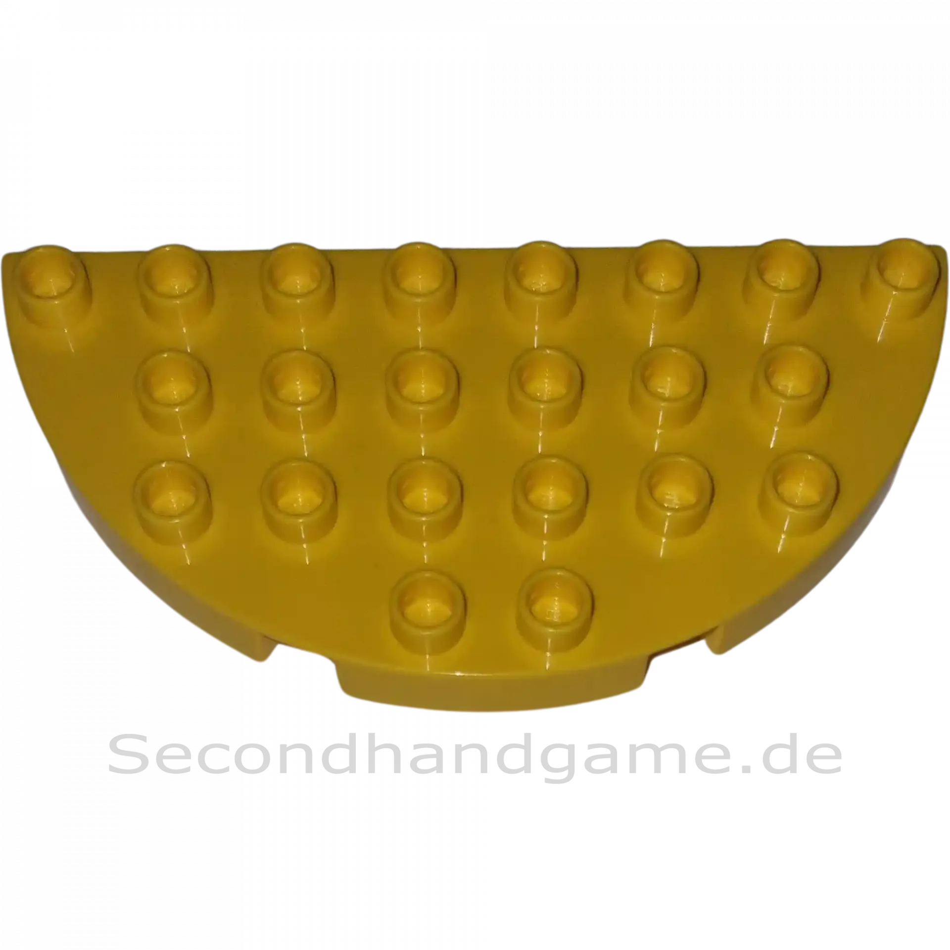 Lego Duplo 29304 Platte 4x8 Halbkreis Sonnengelb