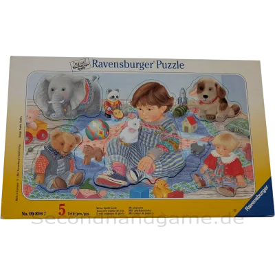 Ravensburger Rahmenpuzzle Meine Spielfreunde 5 Teile 05816, ab 3 Jahren