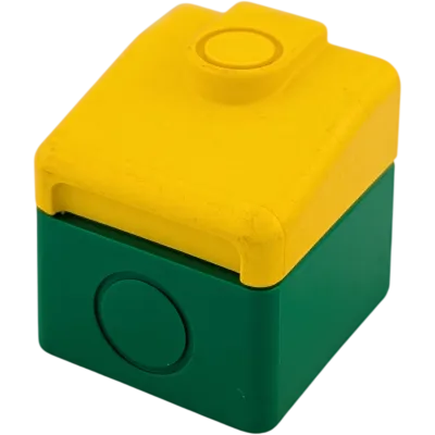 Lego Duplo 6409 Aufsatz Zug Grün Gelb Kabinen Druckknopf Lokomotive Elektrische Diesel Lok Ersatzteil