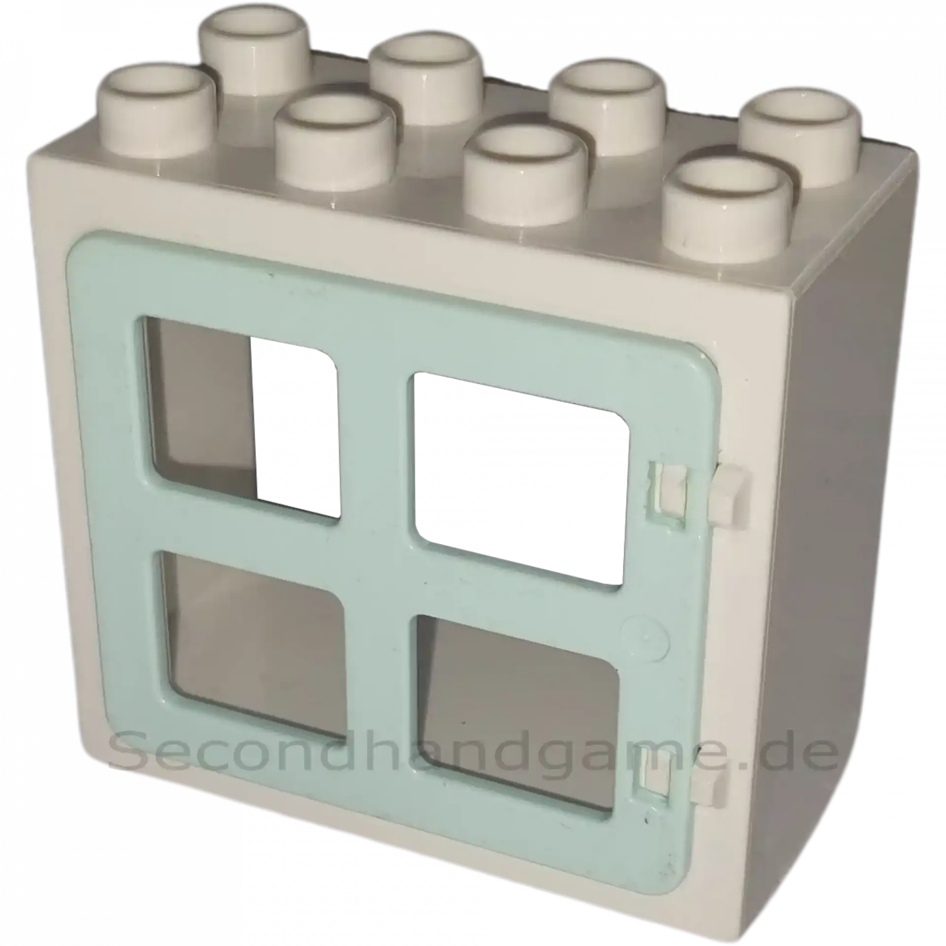 Lego Duplo 2332 Fenster 2x4 Weiß Mint