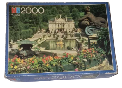 MB Puzzle 2000 Teile Majestic Serie 625330606 Schloss Linderhof Germany