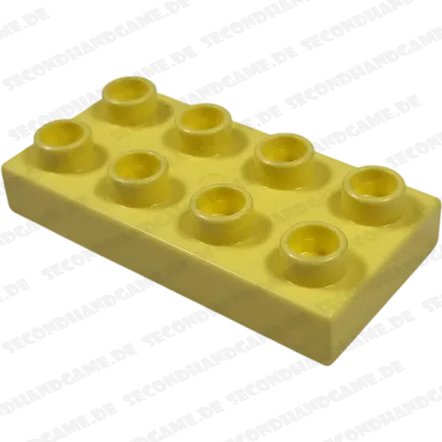 Lego Duplo 40666 Platte 2x4 Hellgelb