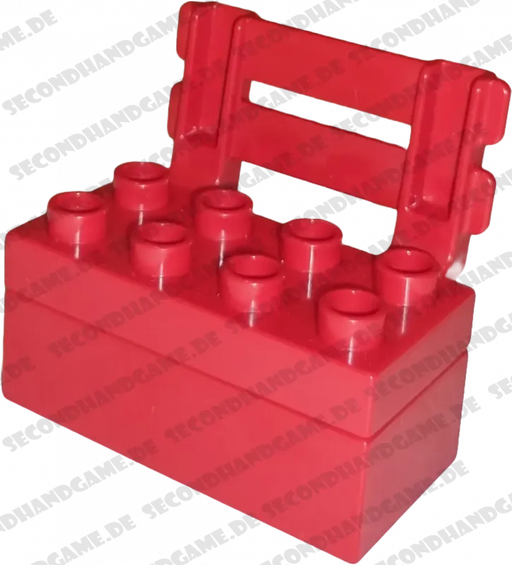 Lego Duplo 4850 Parkbank Sitzbank Rot