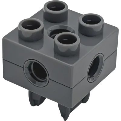 Lego Duplo Toolo 74957 Dunkelgrau Halterung Clip Verbinder