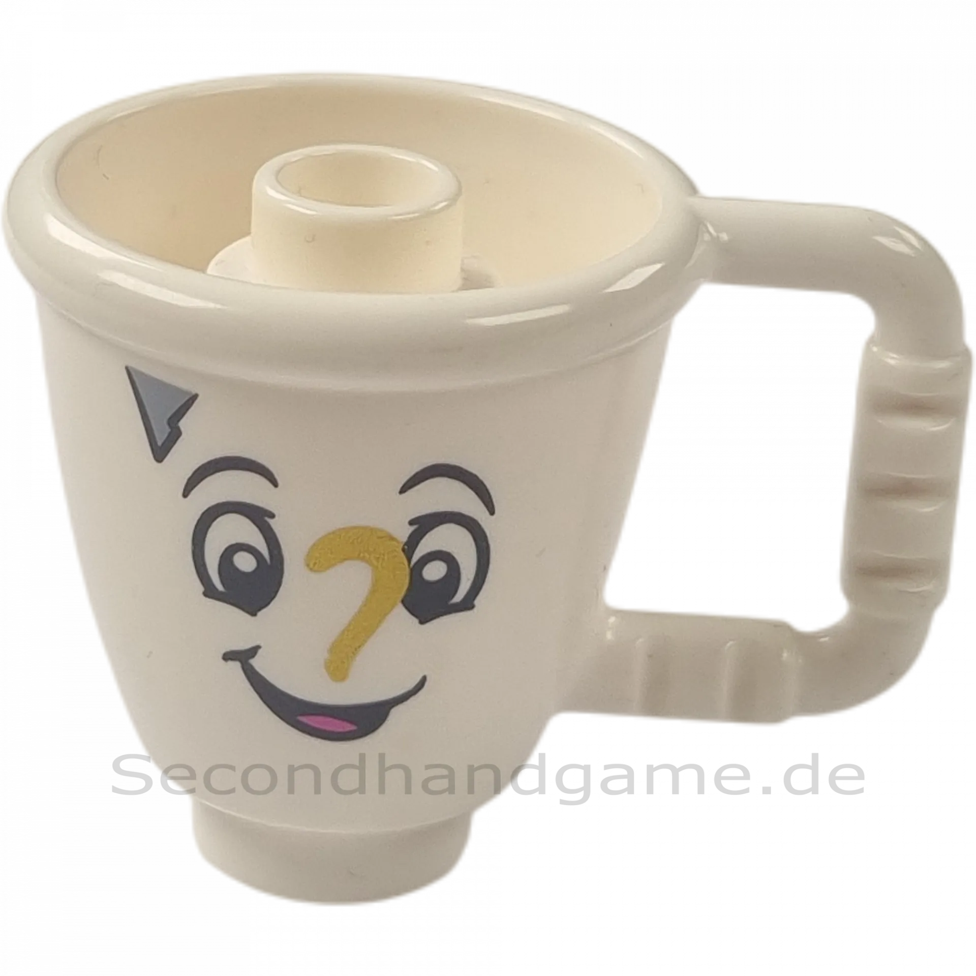 Lego Duplo 27383 Tasse Trichter Mixer Weiß mit Gesicht