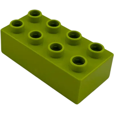 Lego Duplo 2x4 Baustein 3011 Lime