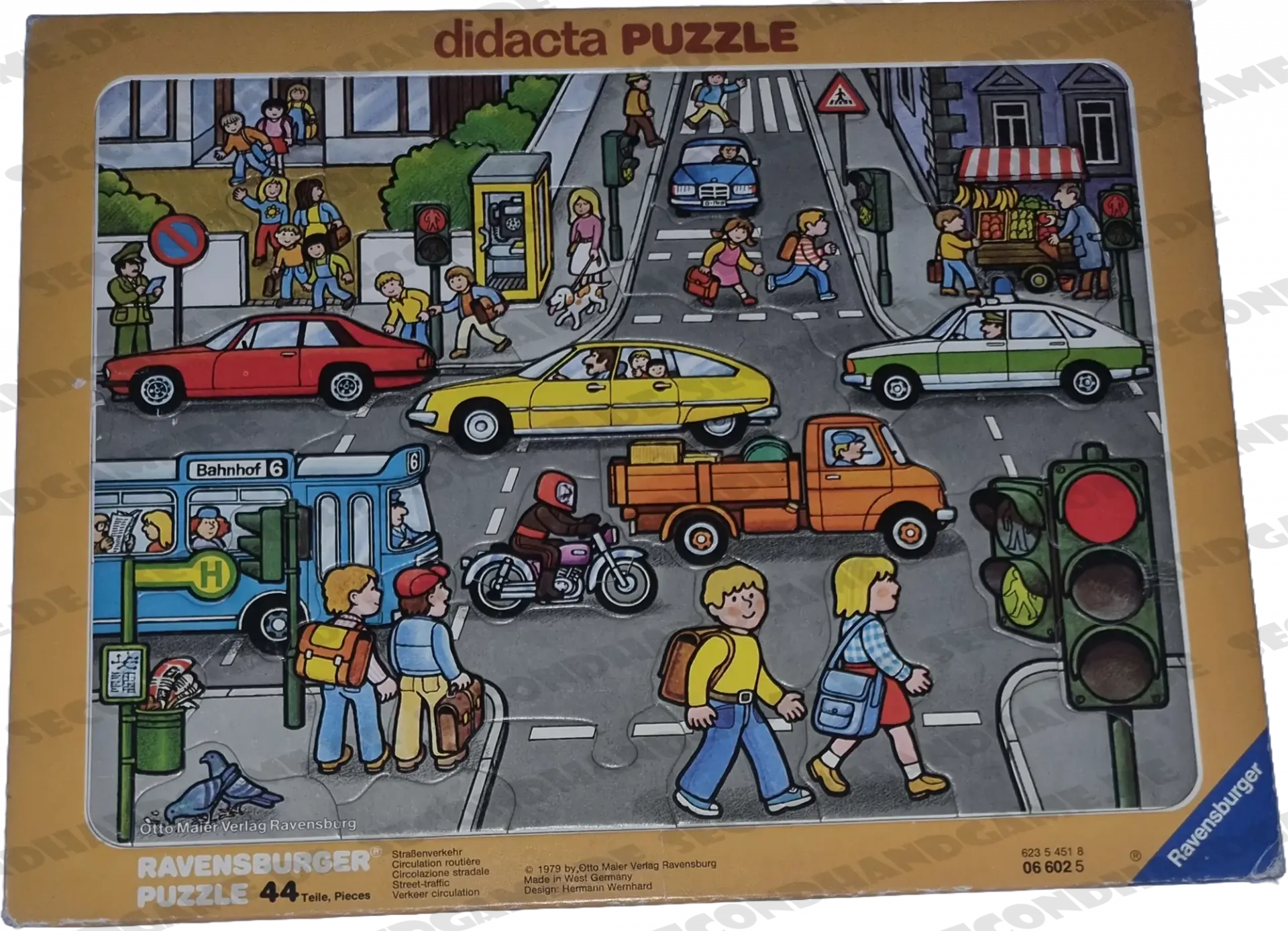 Ravensburger Rahmenpuzzle Didacta Straßenverkehr 44 Teile 066025