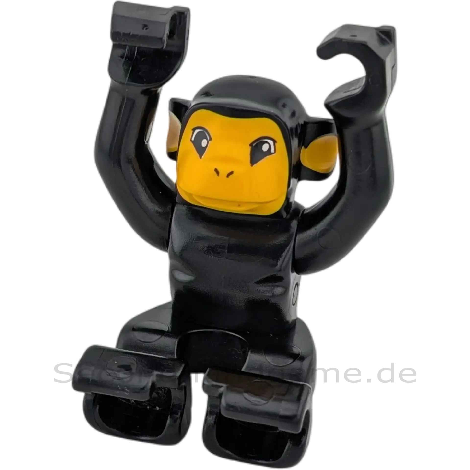 Lego Duplo sitzender Affe Schwarz