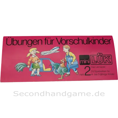 LÜK - Westermann mini LÜK Heft Übungen für Vorschulkinder Heft 2