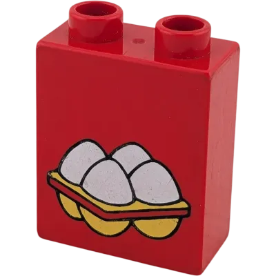 Lego Duplo 4066 Rot mit vier Eiern