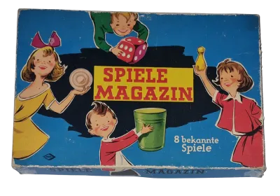 Noris Spielemagazin mit 8 bekannten Spielen