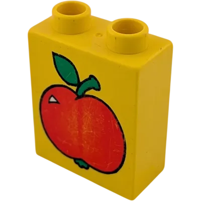 Lego Duplo 4066 Gelb mit rotem Apfel