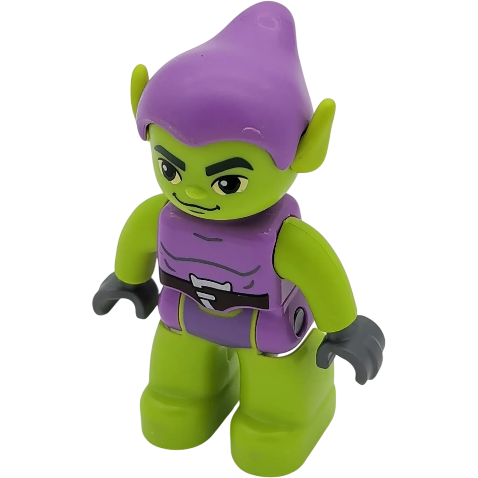 Lego Duplo Mann Disney Gnom Goblin Grün Helllila Kleidung Gürtel Feind Spiderman