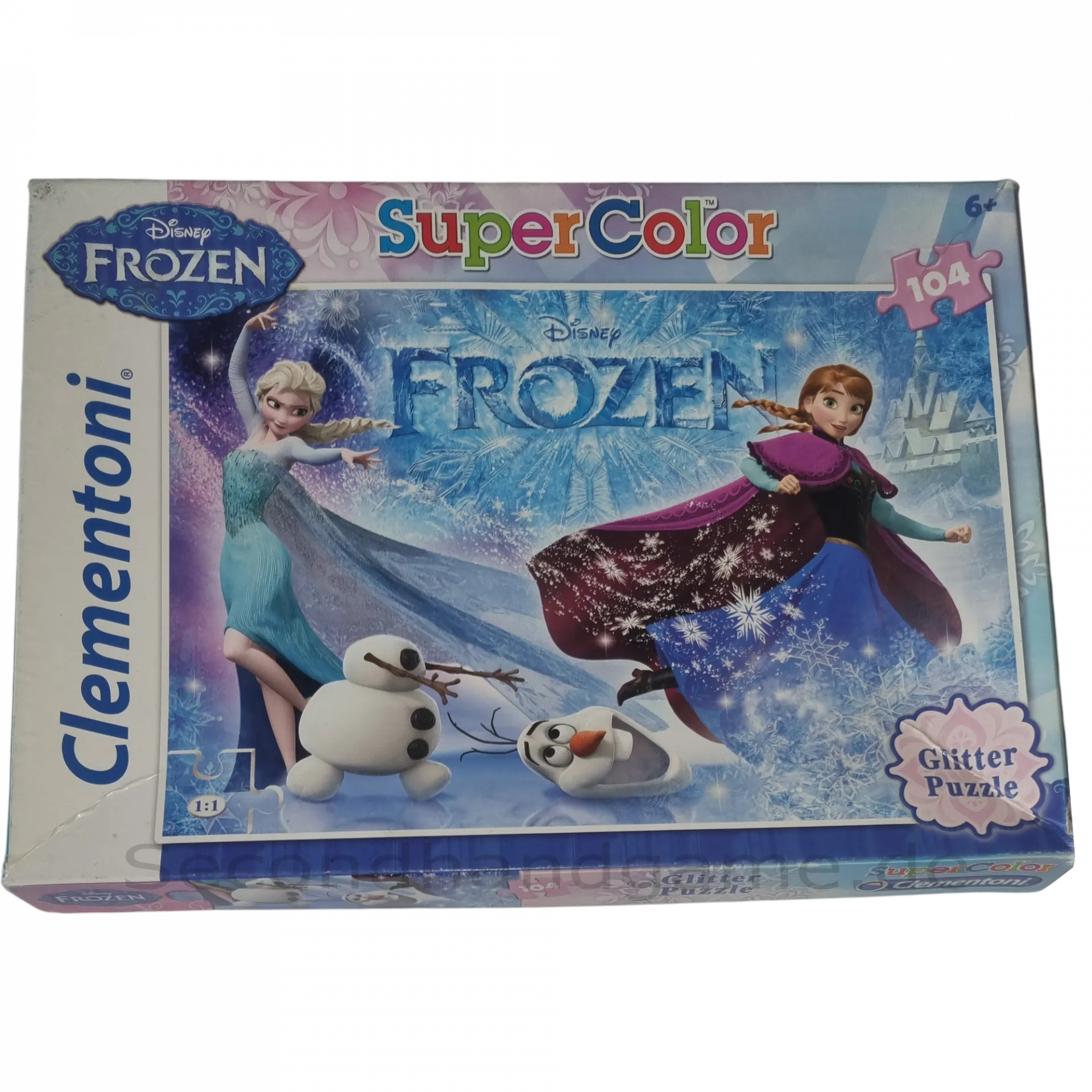 Clementoni Super Color Disney Puzzle 104 Teile Frozen 29712
