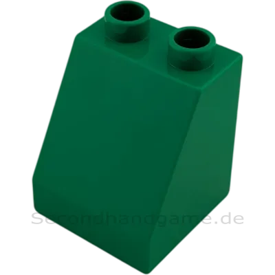 Lego Duplo 2x3x1 Schrägstein Dachstein Mittelgrün