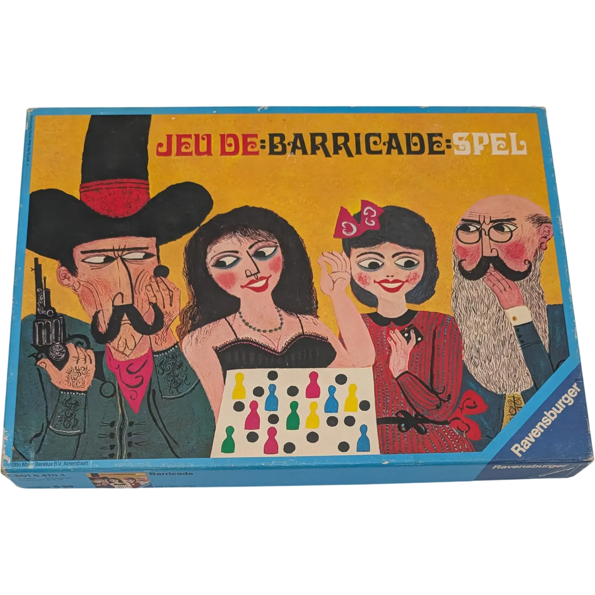 Ravensburger Das Malefiz Spiel Jeu de Barricade Spel Runder Spielplan