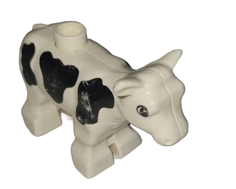 Lego Duplo Kuh Kalb Weiß B-Ware