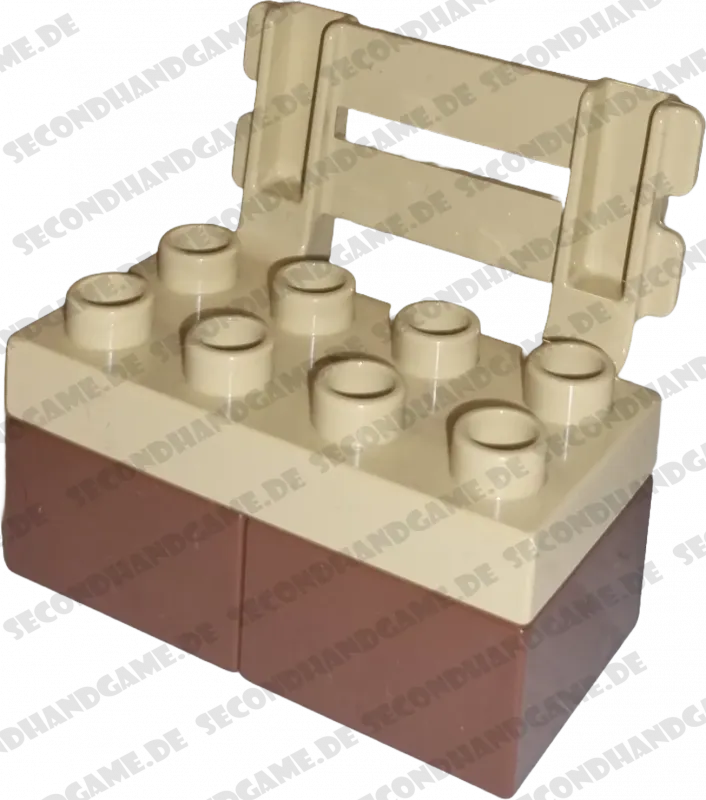 Lego Duplo 4850 Parkbank Sitzbank Beige Braun