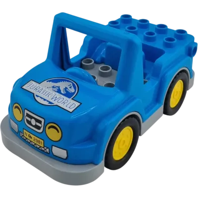 Lego Duplo Auto mit Dino Jurassic World Azur 