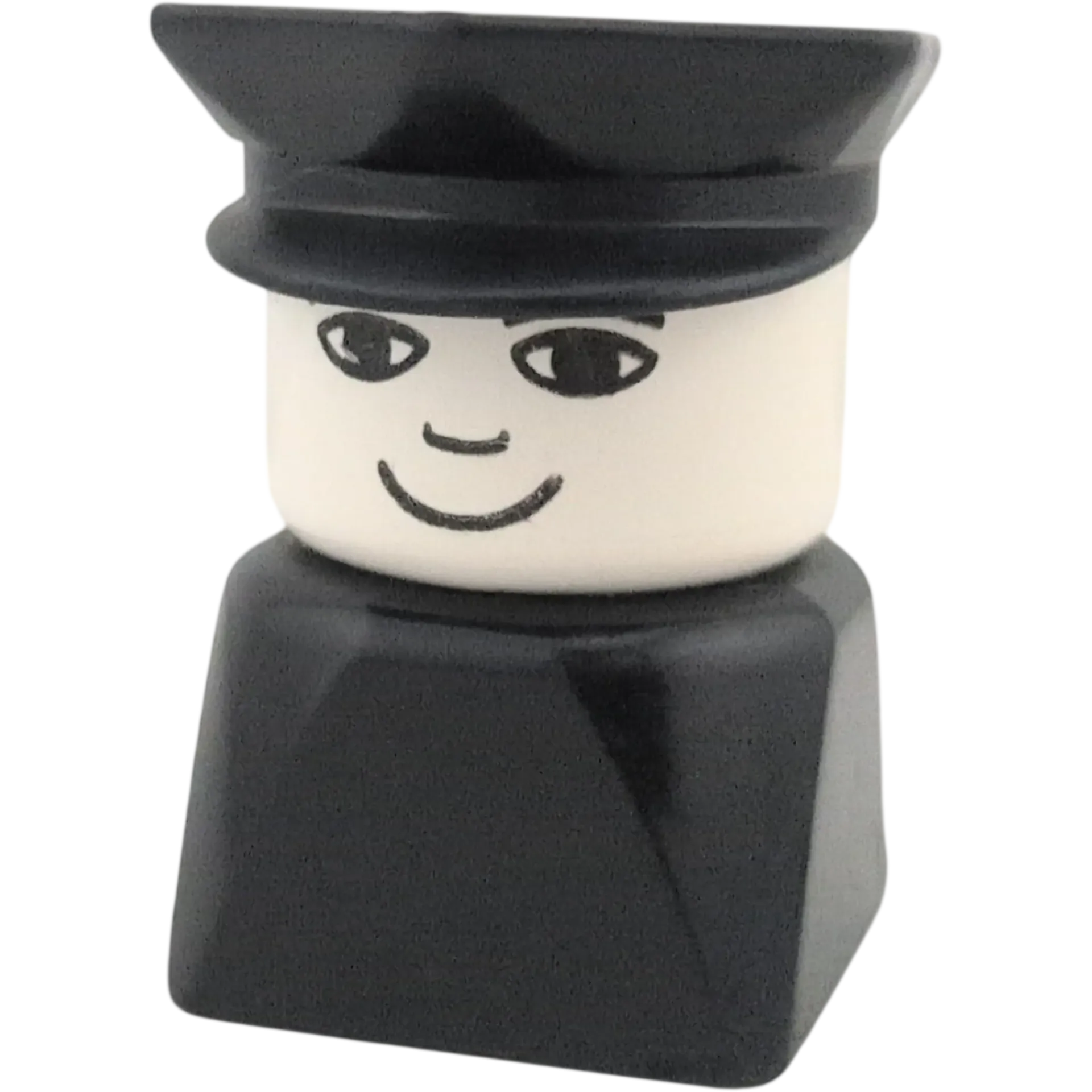 Lego Duplo 2327 Figur Junge schwarze Kleidung schwarze Cape