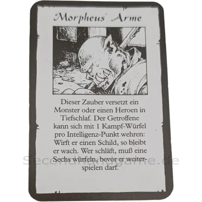 MB Hero Quest Master Ersatzteil Wasserzauber Morpheus Arme