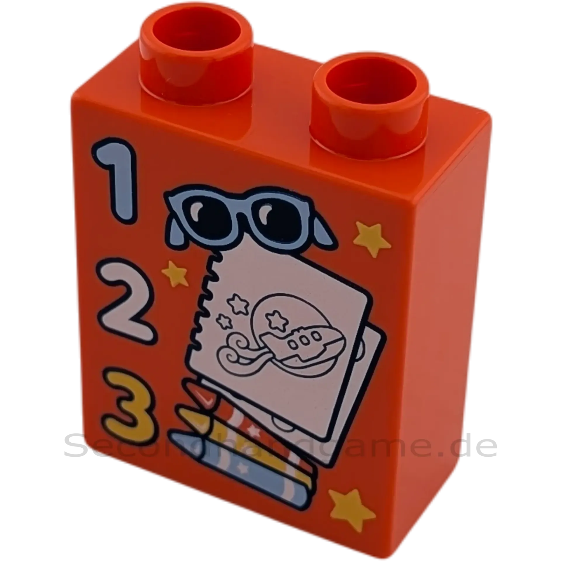 Lego Duplo 4066 Wendestein 1x2x2 Orange Stifte Bild Sonnenbrille