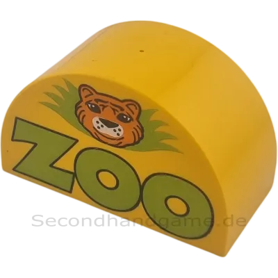 Lego Duplo 31213 Stein 2x4x2 abgerundet Gelborange Zoo Tiger