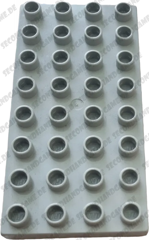 Lego Duplo Platte 4x8 Platte Grau