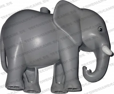 Lego Duplo Elefant mit Stoßzähnen groß