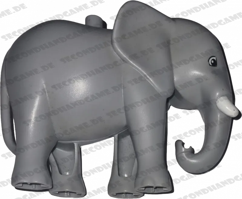 Lego Duplo Elefant mit Stoßzähnen groß