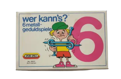 Spear-Spiele Wer kann´s? 6 Metallgeduldspiele