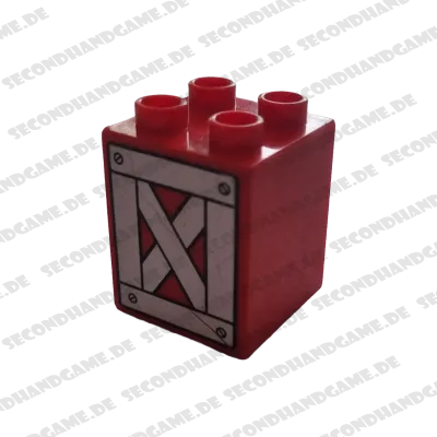 Lego Duplo 2x2x2 Stein Rot Zaun